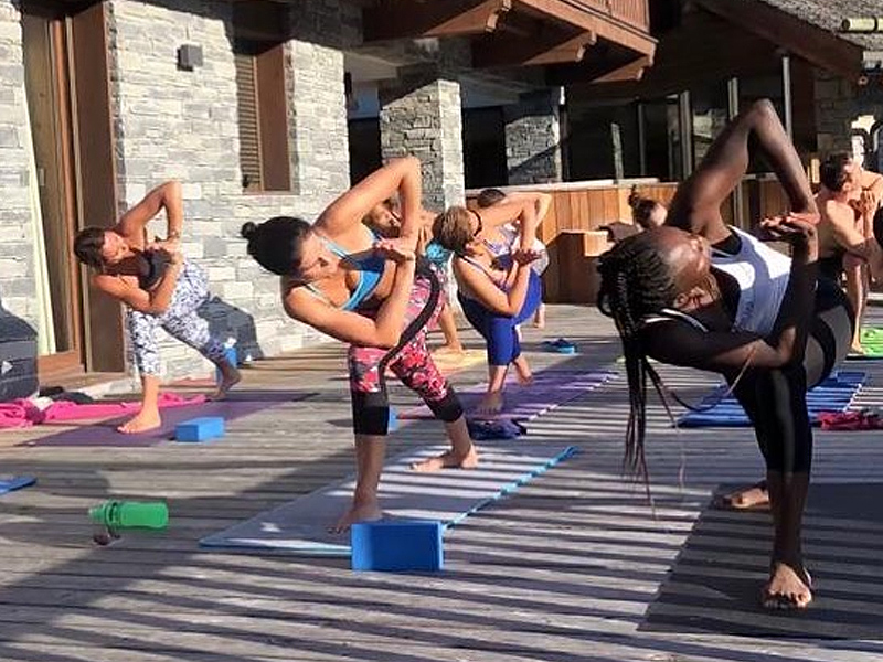 Summer in Meribel, France