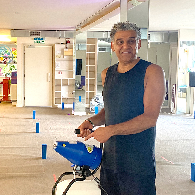 Raj with Industrial Cleaning